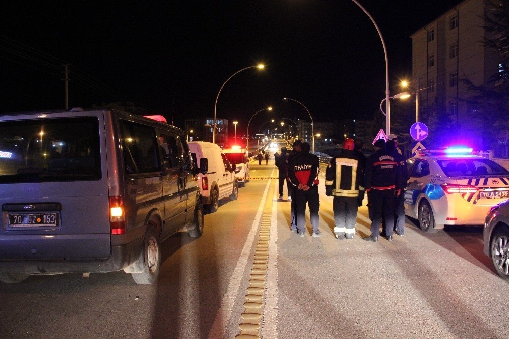 Karaman'da Köprü Üzerinde Şüpheli Valiz Alarmı 2