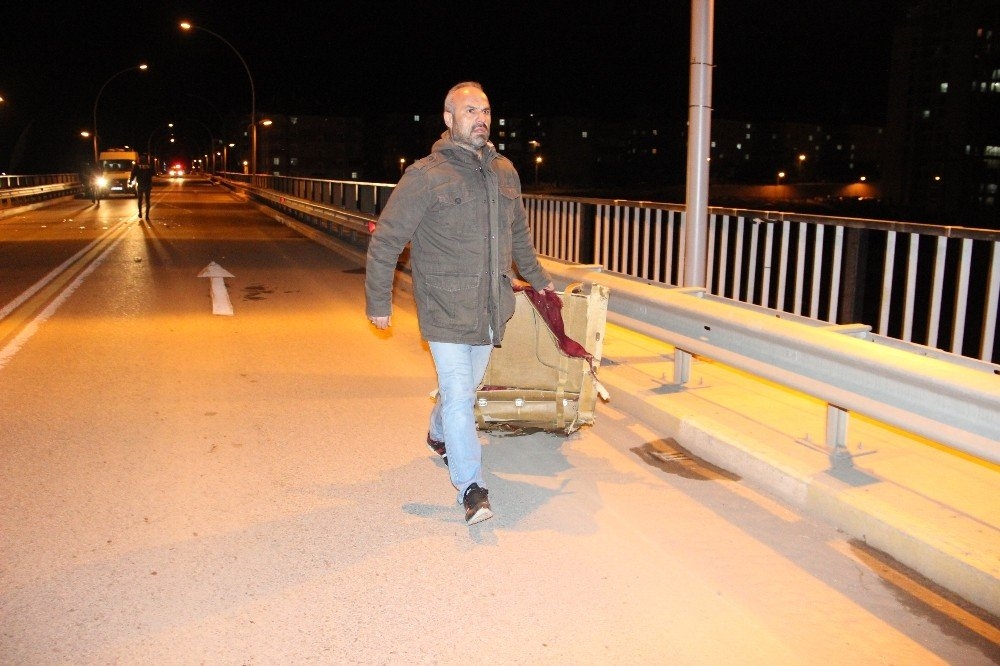 Karaman'da Köprü Üzerinde Şüpheli Valiz Alarmı 4