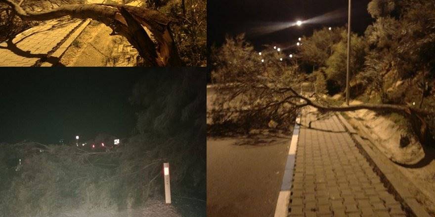 Antalya Kaş’ta Fırtına Hayatı Olumsuz Etkiledi