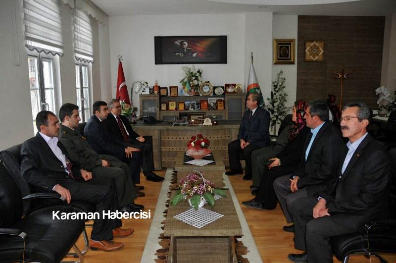 Vali Tapsız, Ermenek'te Şehit ve Gazi Ailesini Ziyaret Etti 8