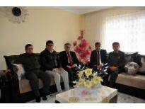 Vali Tapsız, Ermenek'te Şehit ve Gazi Ailesini Ziyaret Etti