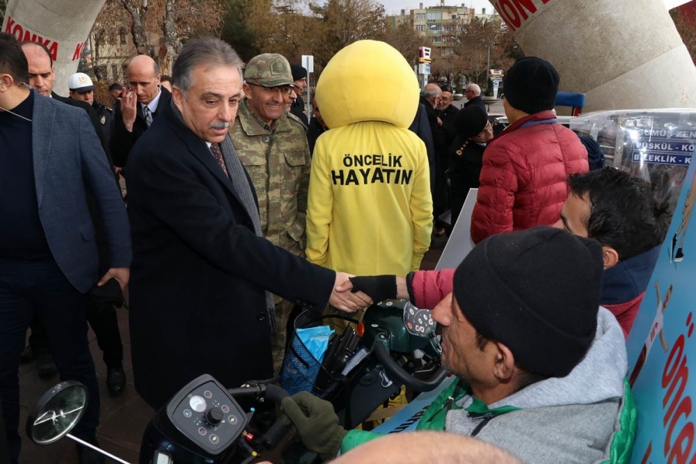 “Öncelik Hayatın, Öncelik Yayanın” Uygulaması Konya’da da Başladı 2
