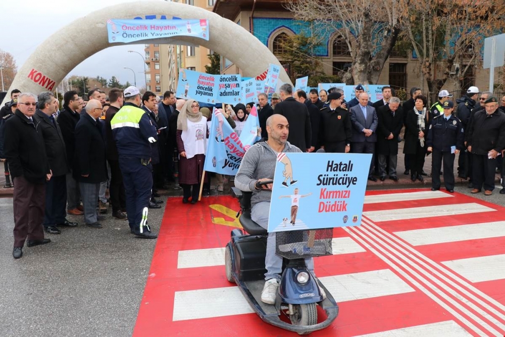 “Öncelik Hayatın, Öncelik Yayanın” Uygulaması Konya’da da Başladı 9