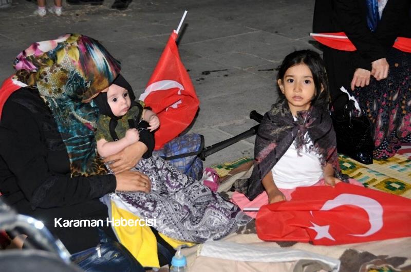 Karaman Halkının Demokrasi Nöbeti Sürüyor 2