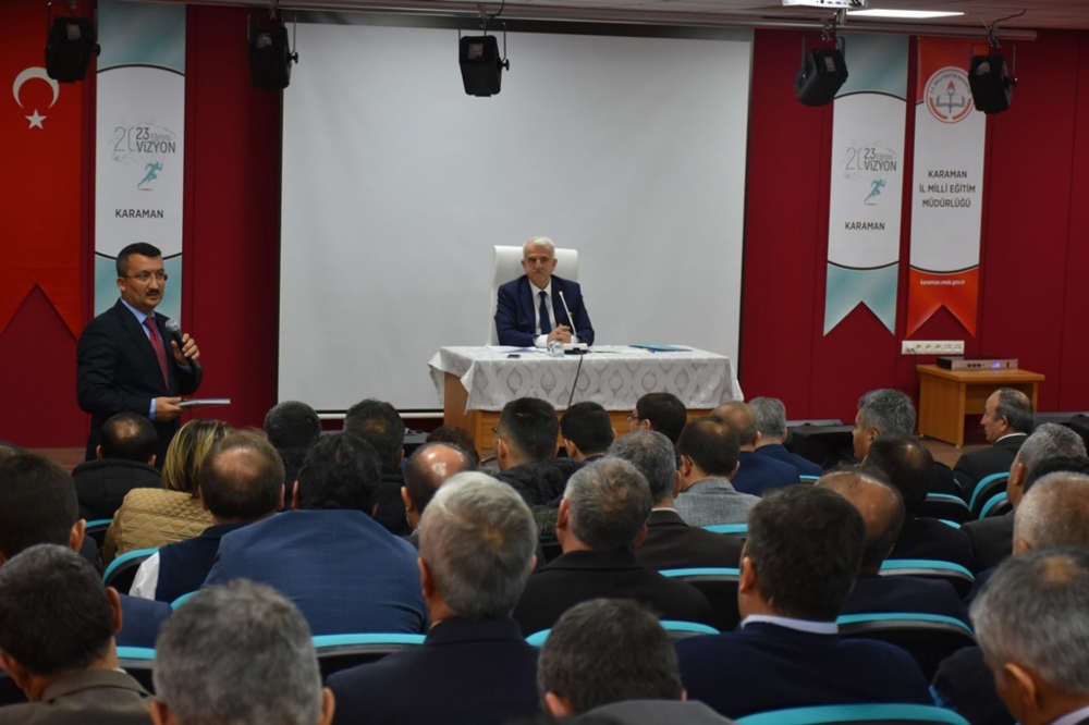 Karaman'da 2018-2019 Okul Müdürleri Toplantısı Gerçekleştirildi 1