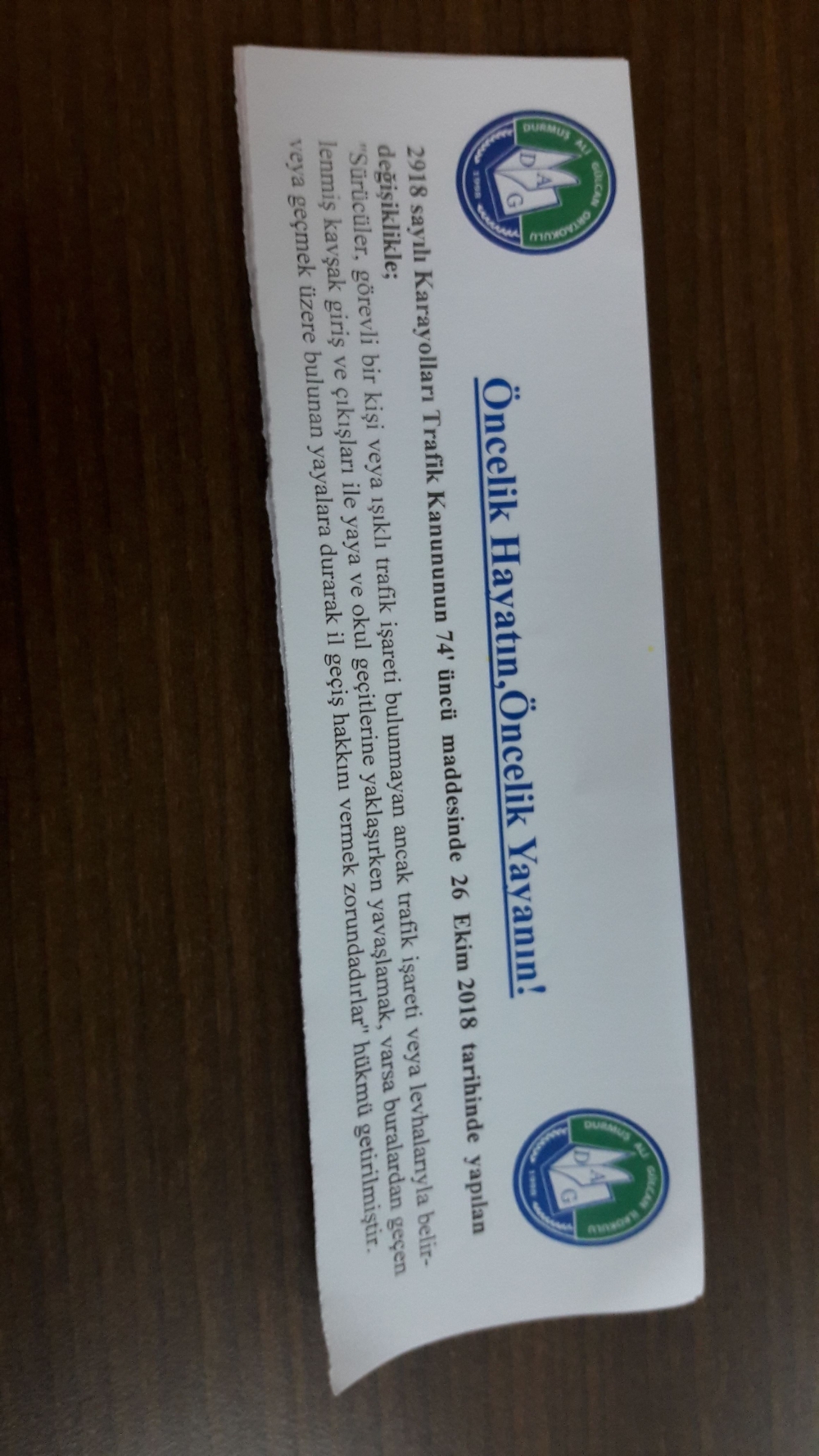 Karaman'da İlkokul ve Ortaokullar Yaya Öncelikli Trafik Konulu Etkinlikl 4