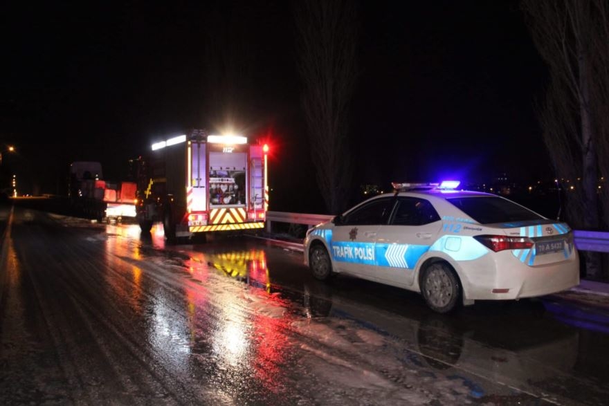 Karaman-Mersin Çevre Yolu Üzerinde Patlama Sesi 1