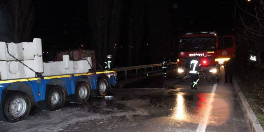 Karaman-Mersin Çevre Yolu Üzerinde Patlama Sesi