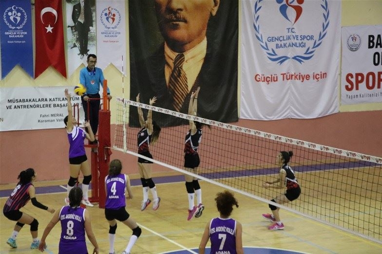 Karaman Spor Lisesi Voleybol Takımı Yarı Final Biletini Kaptı 3