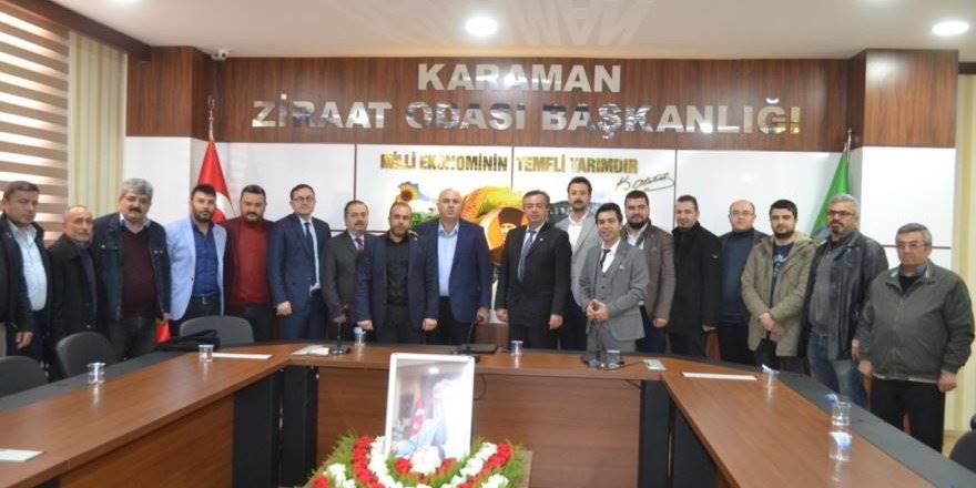 CHP Belediye Başkan Adayı Emin Ege'den Ziraat Odasına Ziyaret