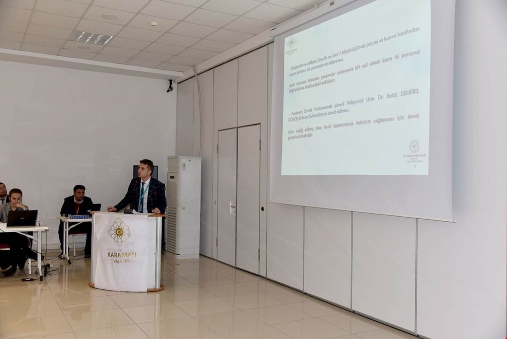 Karaman'da Bağımlılıkla Mücadele İl Koordinasyon Kurulu Toplantısı Yapıl 2