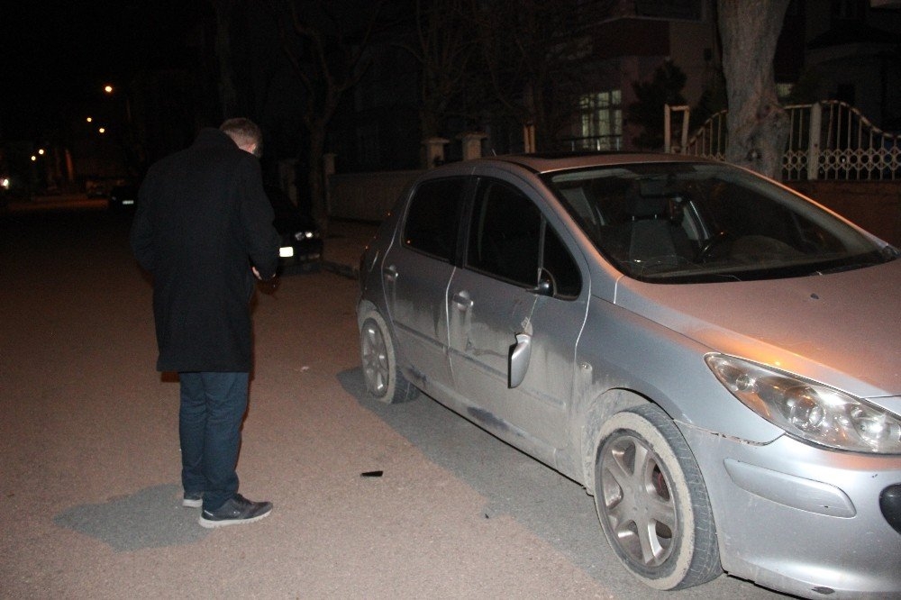 Karaman’da Park Halindeki Araçlara Zarar Verdiler 2