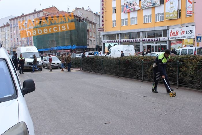 Karaman'da Motosiklet Yayaya Çarptı 15