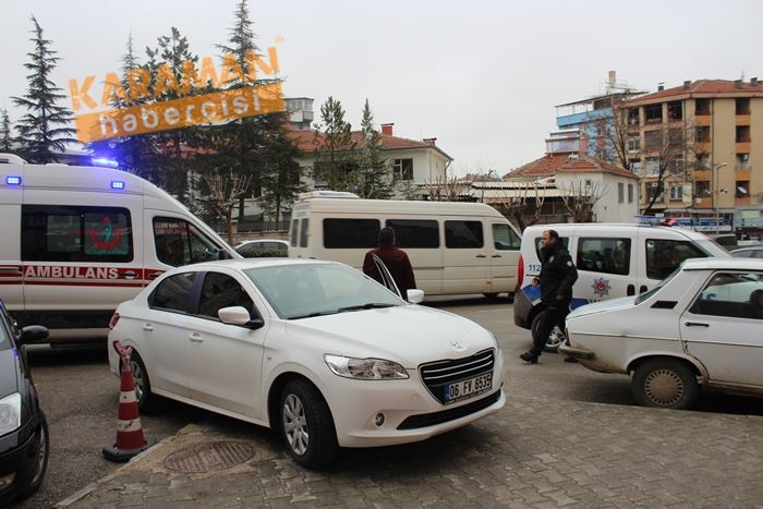 Karaman'da Motosiklet Yayaya Çarptı 2