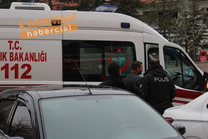 Karaman'da Motosiklet Yayaya Çarptı 4