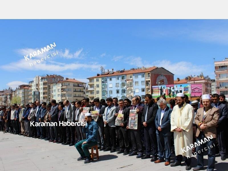 Karaman'da Suriye'de Ölenler İçin Gıyabi Cenaze Namazı 10