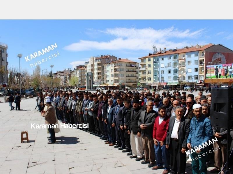 Karaman'da Suriye'de Ölenler İçin Gıyabi Cenaze Namazı 11