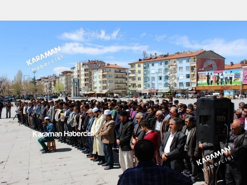 Karaman'da Suriye'de Ölenler İçin Gıyabi Cenaze Namazı 2