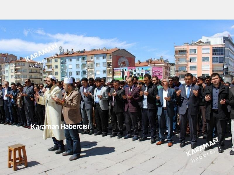 Karaman'da Suriye'de Ölenler İçin Gıyabi Cenaze Namazı 20