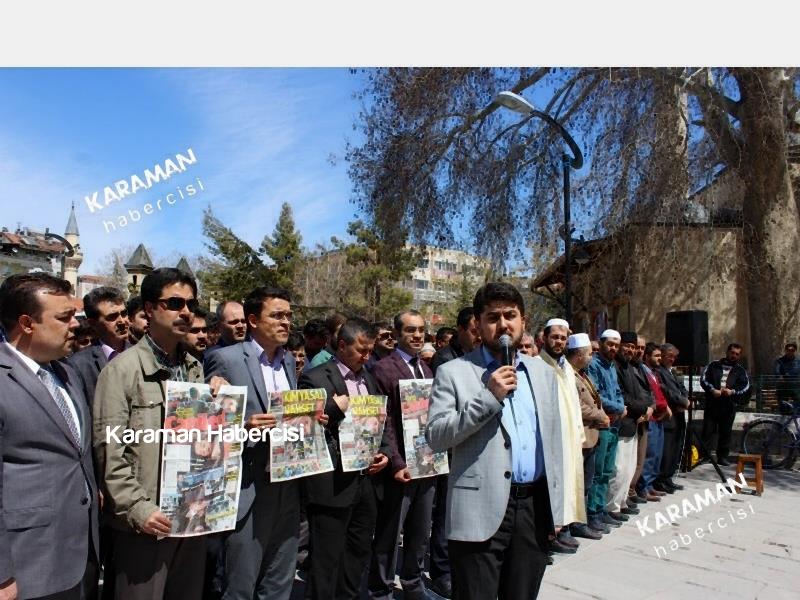 Karaman'da Suriye'de Ölenler İçin Gıyabi Cenaze Namazı 3