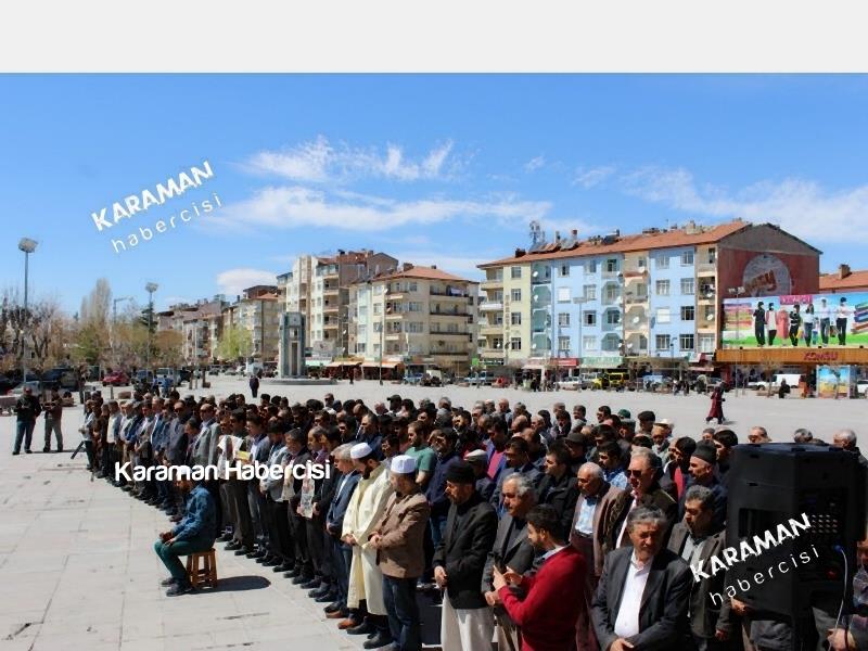 Karaman'da Suriye'de Ölenler İçin Gıyabi Cenaze Namazı 6