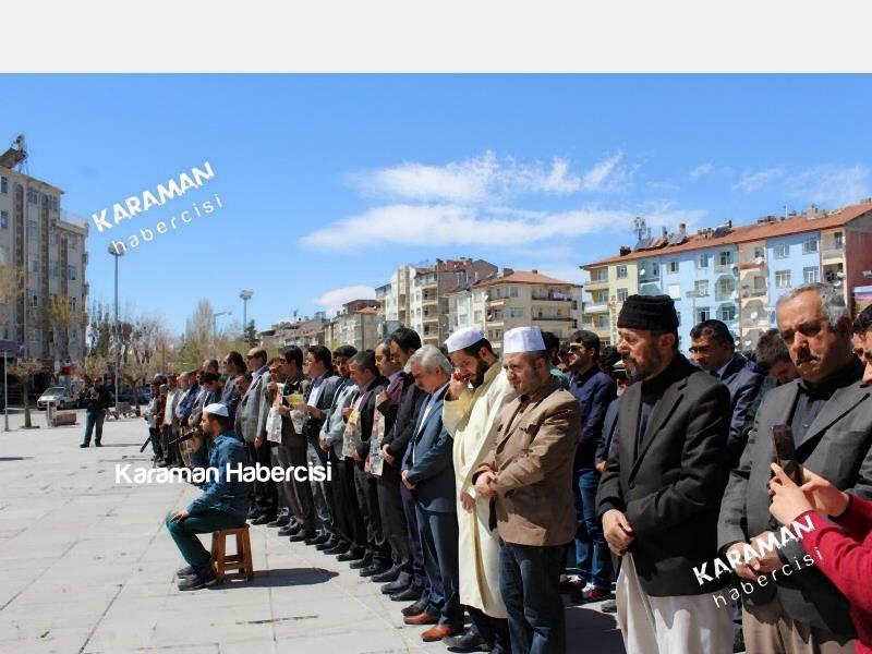 Karaman'da Suriye'de Ölenler İçin Gıyabi Cenaze Namazı 7