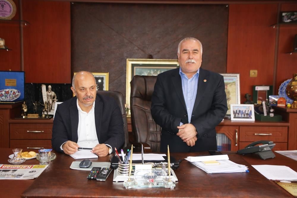 Belediye Başkanı Ertuğrul Çalışkan Karaman ESOB ve Oda Başkanlarıyla Bir 2