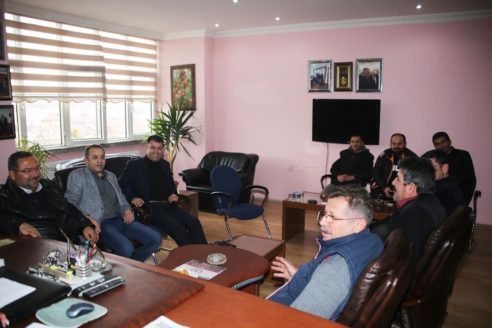 Belediye Başkanı Ertuğrul Çalışkan Karaman ESOB ve Oda Başkanlarıyla Bir 4