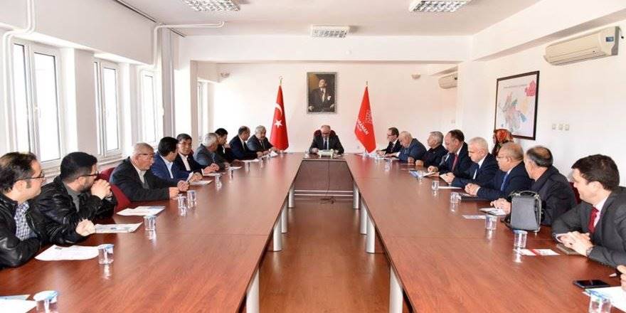 Karaman'da Muhtarlar Toplantısı