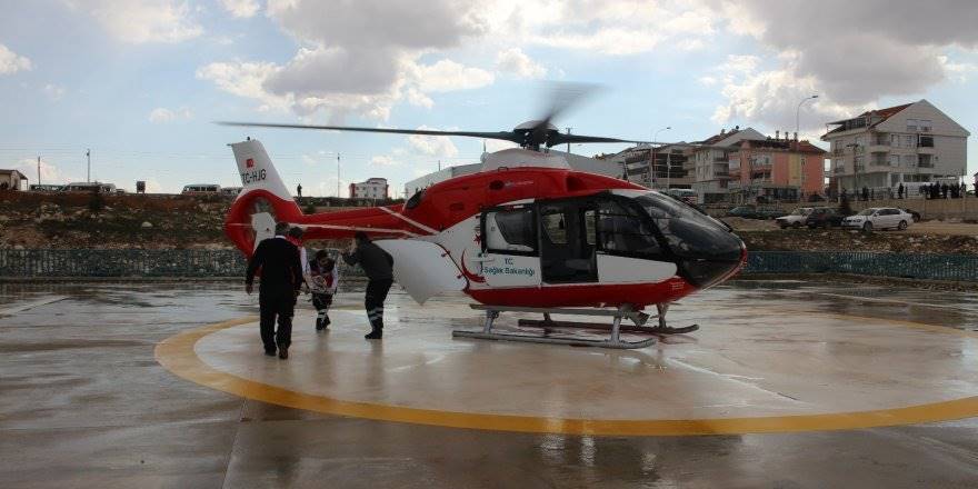 Karaman'dan Konya'ya Havadan Nakil