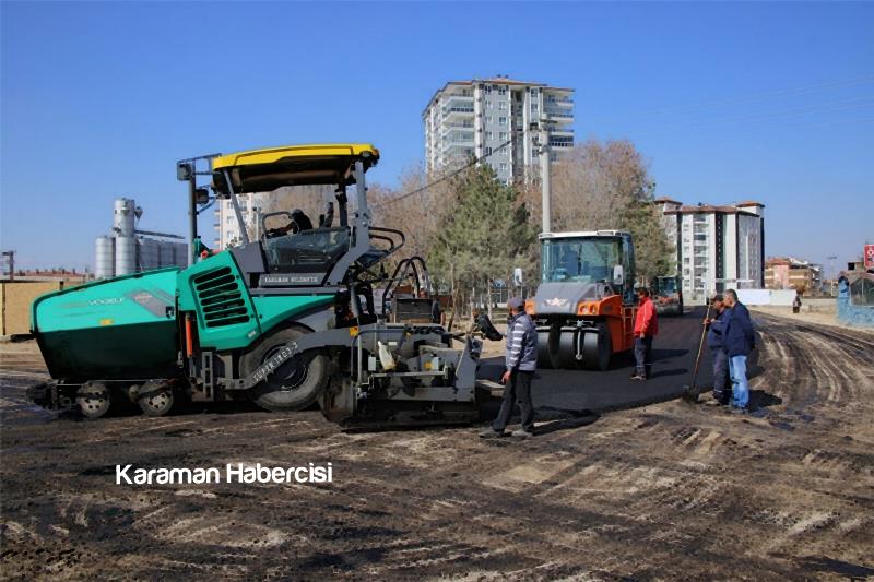 Karaman'da Asfaltlama Çalışmaları Başladı 10