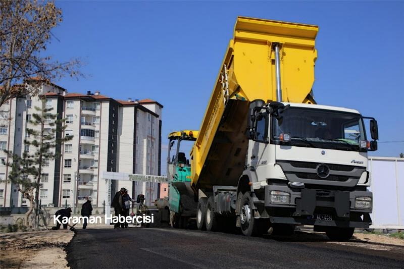 Karaman'da Asfaltlama Çalışmaları Başladı 11
