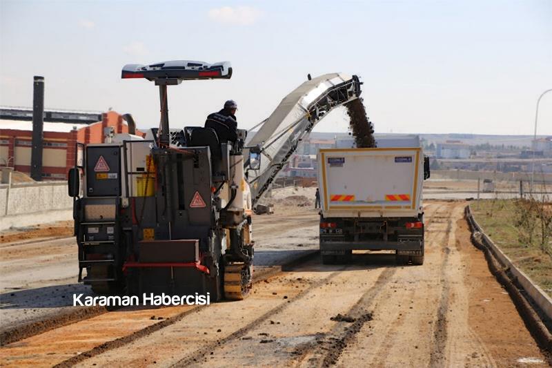 Karaman'da Asfaltlama Çalışmaları Başladı 2
