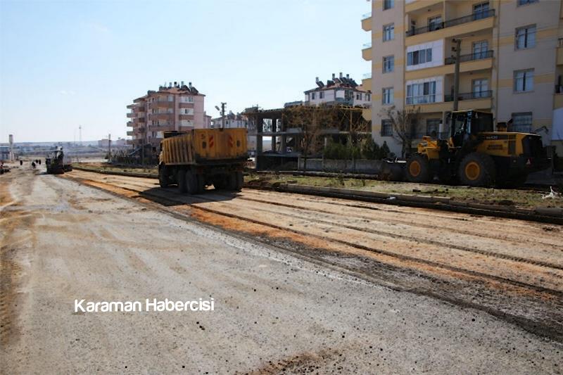 Karaman'da Asfaltlama Çalışmaları Başladı 4