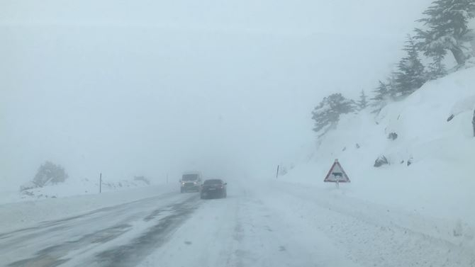 Antalya-Konya Karayolunda Kar Yağışı Ve Tipi 4