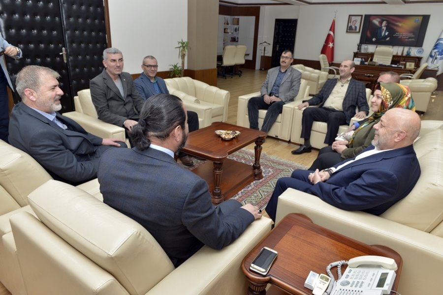 Hak-İş Genel Başkanından KMÜ Rektör'ü Mehmet Akgül'e Ziyaret 4