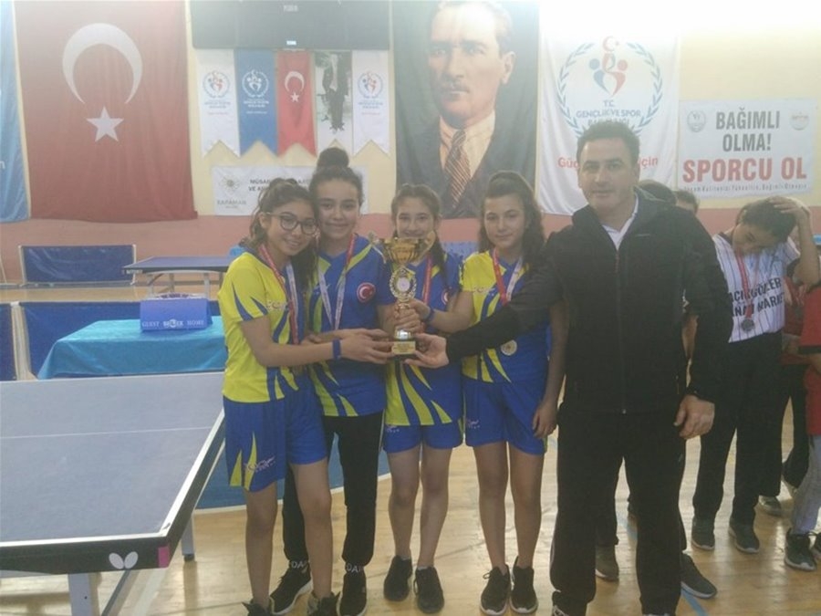 Karaman Okullar Arası Masa Tenisi İl Birinciliği Müsabakaları Sona Erdi 1