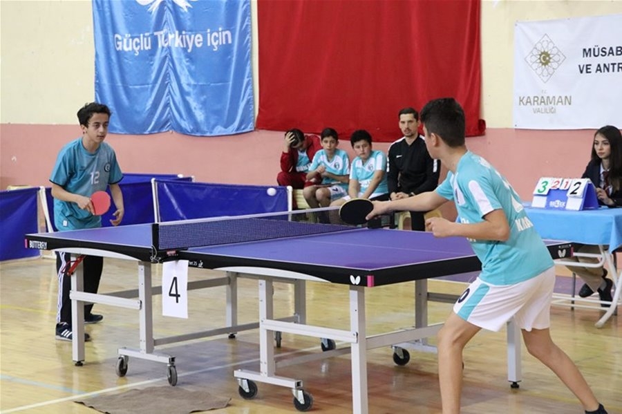Karaman Okullar Arası Masa Tenisi İl Birinciliği Müsabakaları Sona Erdi 10