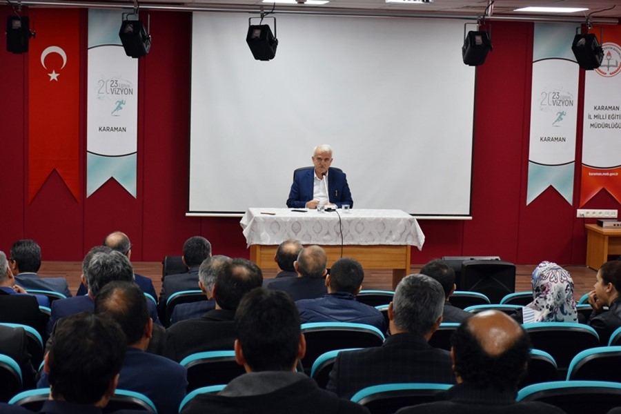 Karaman İl Milli Eğitim Müdürü Mevlüt Kuntoğlu'yla Veda Toplantısı 7
