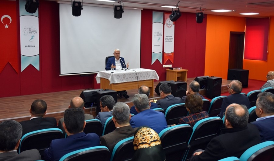 Karaman İl Milli Eğitim Müdürü Mevlüt Kuntoğlu'yla Veda Toplantısı 9