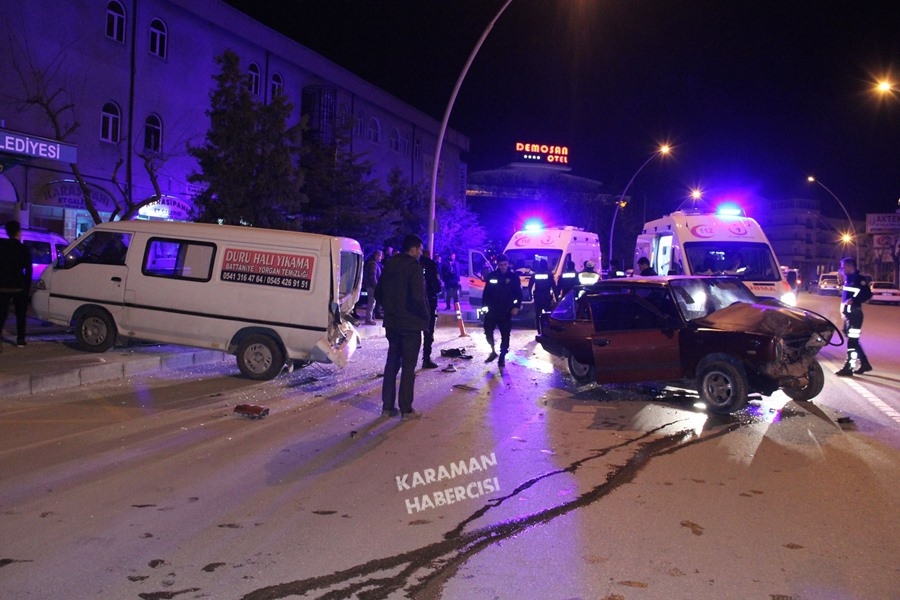 Karaman Trafik Kazası - Mut Caddesi 10