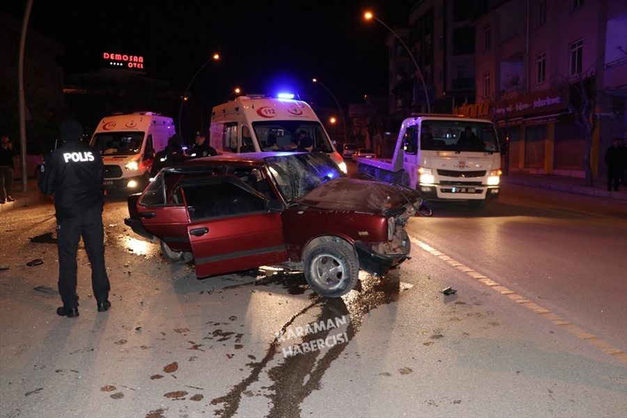 Karaman Trafik Kazası - Mut Caddesi 2
