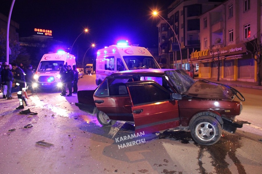 Karaman Trafik Kazası - Mut Caddesi 6