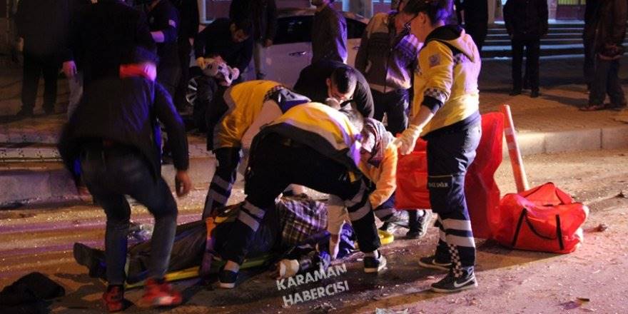 Karaman Trafik Kazası - Mut Caddesi