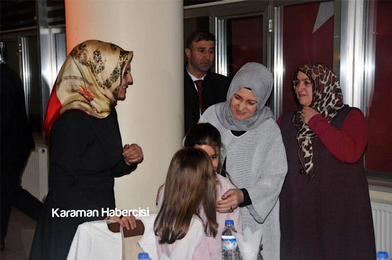 Vali Tapsız Karaman'da Polis ve Şehit Aileleri ile Bir Araya Geldi 7