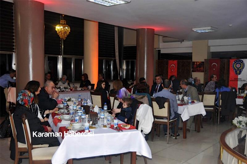 Vali Tapsız Karaman'da Polis ve Şehit Aileleri ile Bir Araya Geldi 8