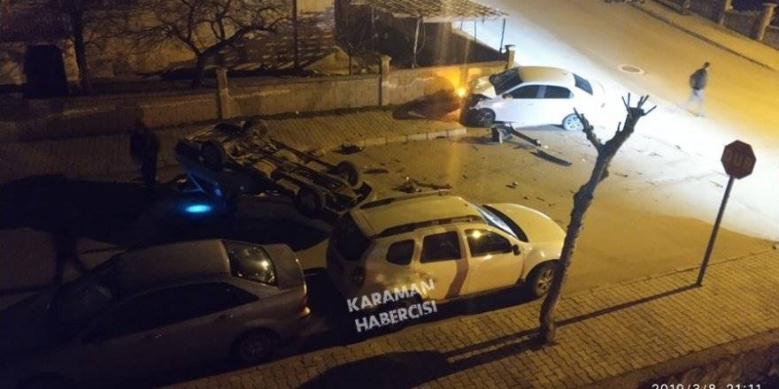 Karaman Trafik Kazası - Mehmet Akif Ersoy Cami Önü