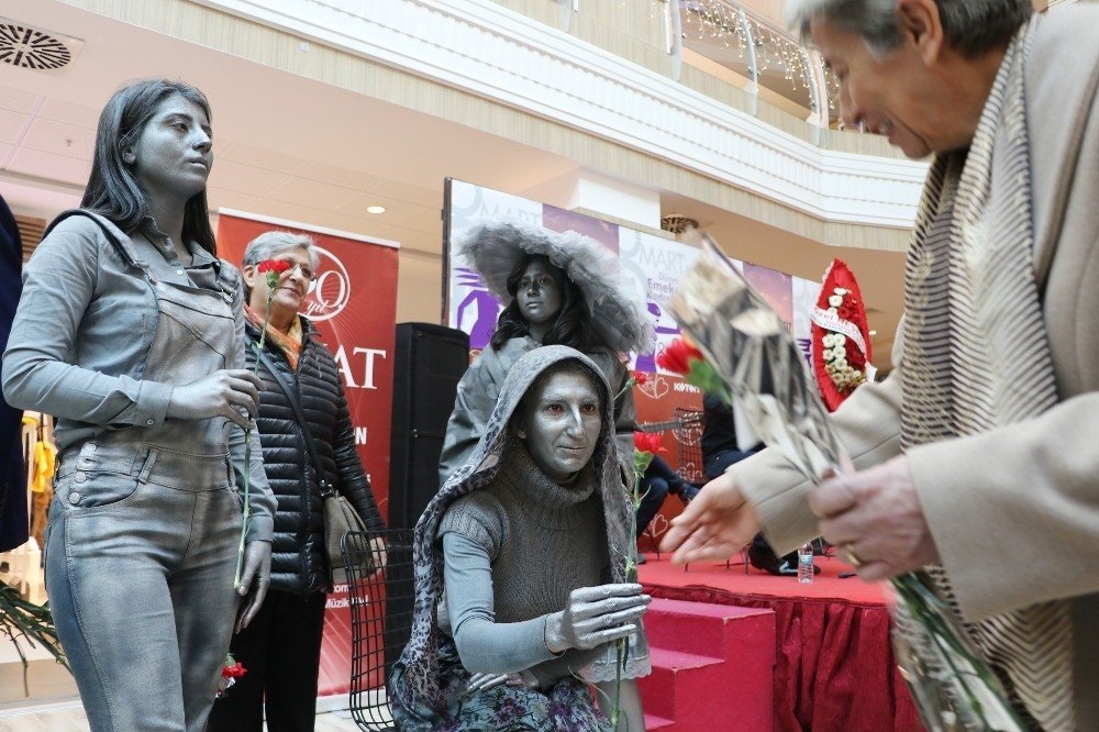 Aksaray’da 3 Kadın Yeşil İçin Griye Boyandı 4