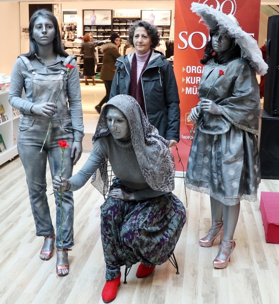 Aksaray’da 3 Kadın Yeşil İçin Griye Boyandı 6