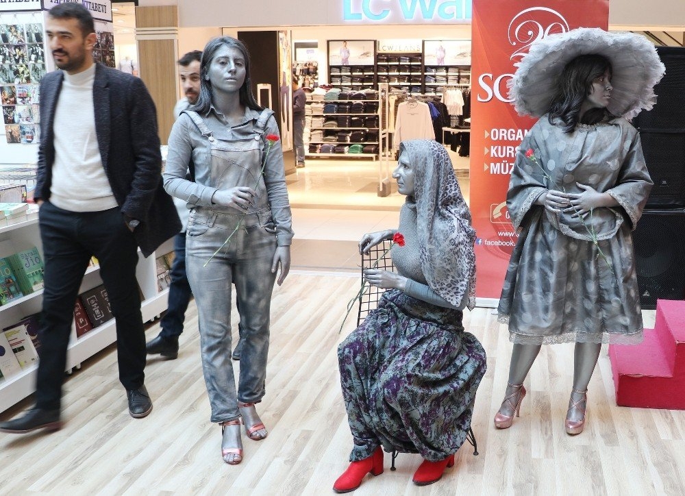 Aksaray’da 3 Kadın Yeşil İçin Griye Boyandı 7